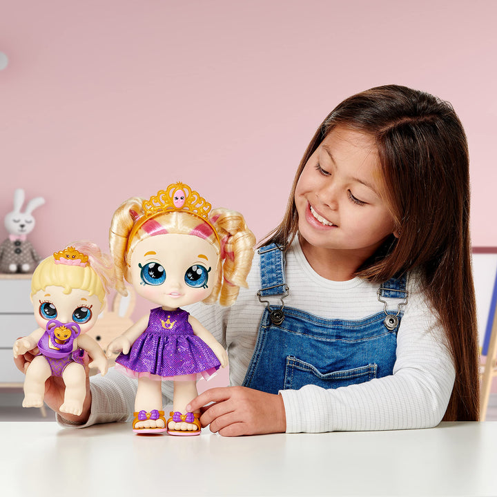 Kindi Kids Scented Sisters - Pre-School 10" Play Doll - Tiara Sparkles Multicolor