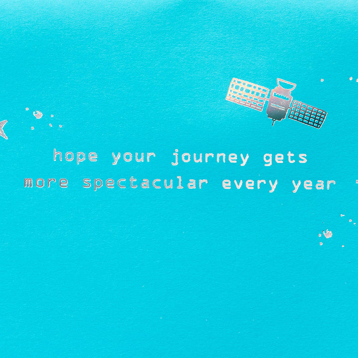 Papyrus Space Birthday Card (Journey Gets More Spectacular)