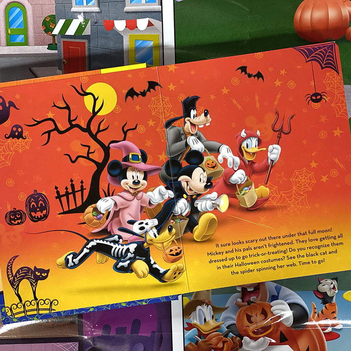 Disney Mickey Halloween My Busy Books - Storybook, 10 figurines, playmat