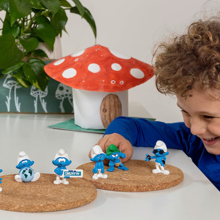 Schleich Smurfs, Collectible Retro Toys and Figurines for All Ages, Vanity Smurf Figure