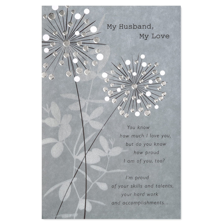 American Greetings Anniversary Card for Husband (Proud of the Man You Are) Dandelions