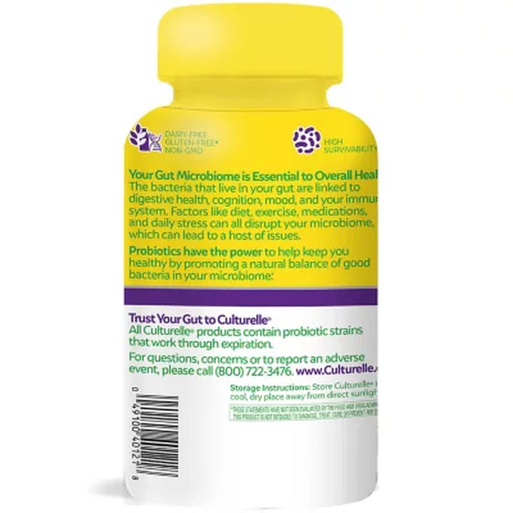 Culturelle Probiotic Prebiotic & Vitamin C Gummies, 120 Ct.