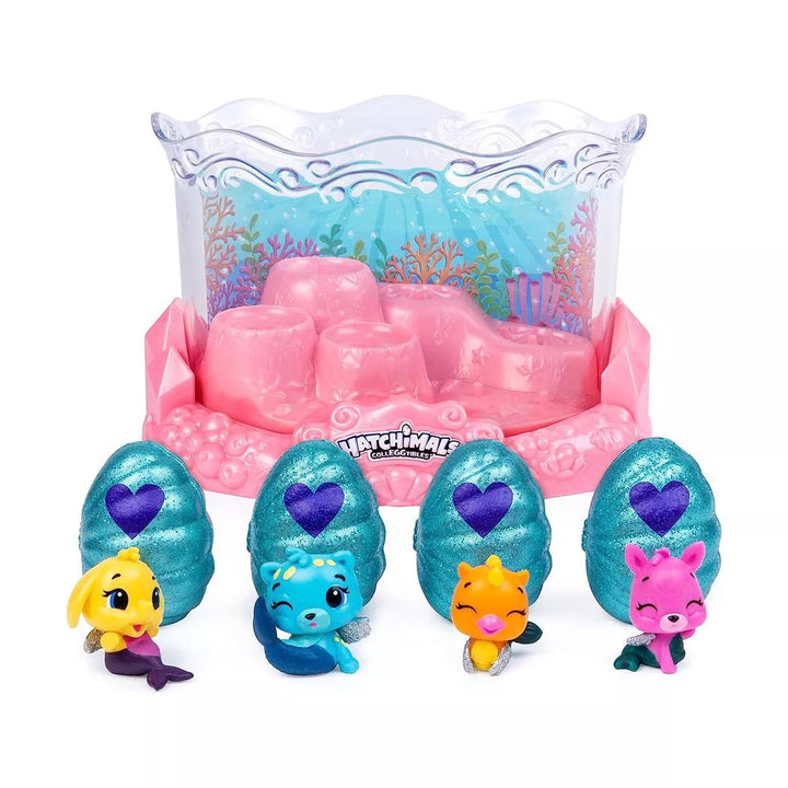 Hatchimals Colleggtibles, Mermal Magic Underwater Aquarium with 8 Exclusive Characters, for Ages 5 and Up