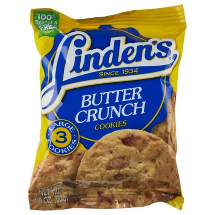 Linden'S Butter Crunch Cookies, 1.8 Oz., 18 Pk.