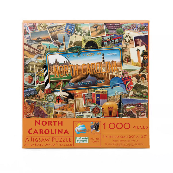 Sunsout North Carolina 1000 Pc Jigsaw Puzzle 70049