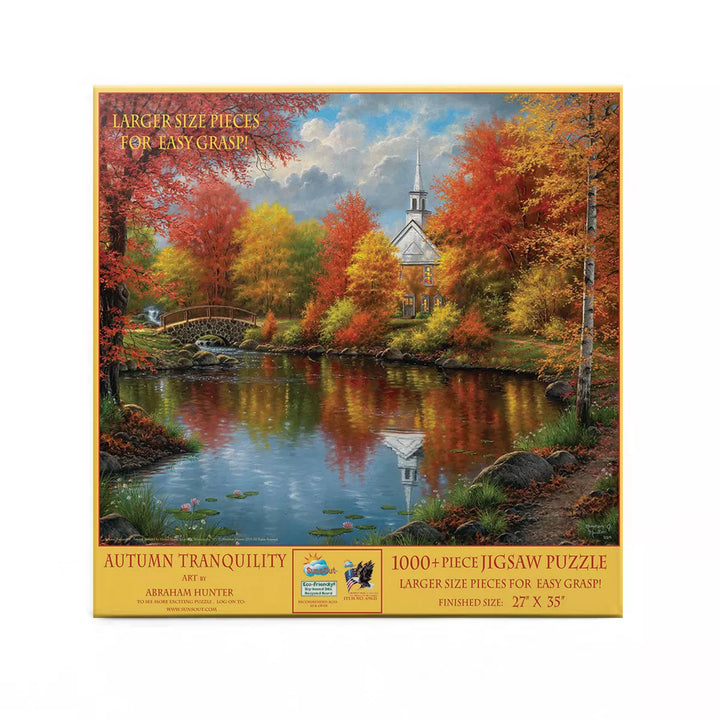 Sunsout Autumn Tranquility 1000 Pc Large Pieces Jigsaw Puzzle 69621