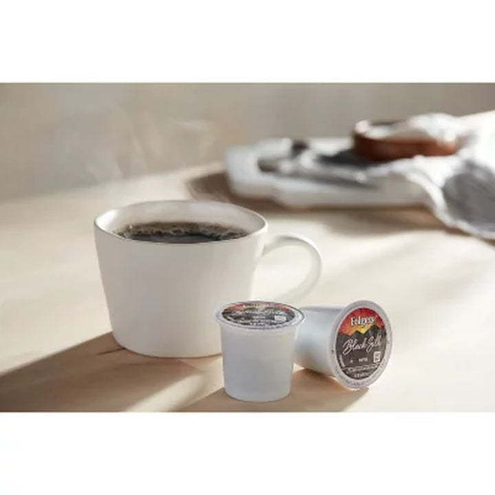 Folgers Dark Roast K-Cup Coffee Pods, Black Silk 100 Ct.