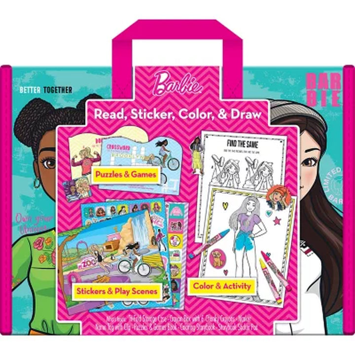 Barbie Color & Activity Tri-Fold Storage Case