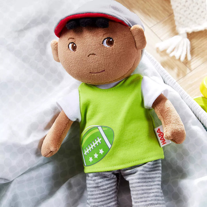 HABA Snug up Mason Baby Boy Doll (Machine Washable)