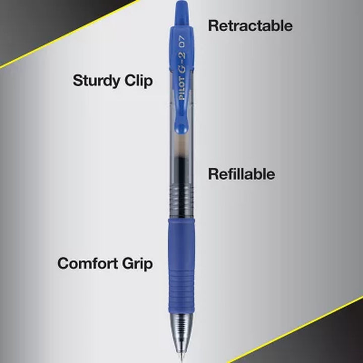 Pilot G2 Retractable Gel Pens, Fine 0.7Mm, 16 Pack, Select Color