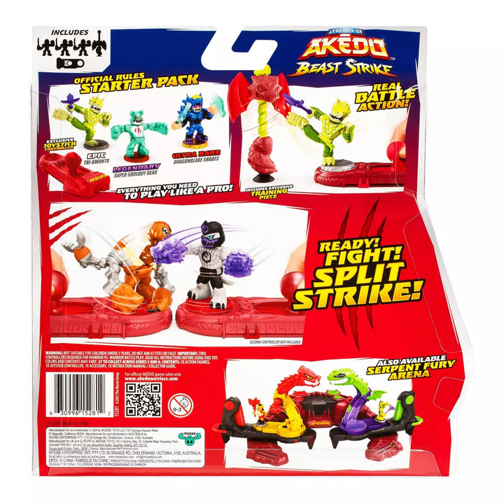 Akedo Beast Strike Kick Attack Tri-Kwonto Mini Figure Starter Pack