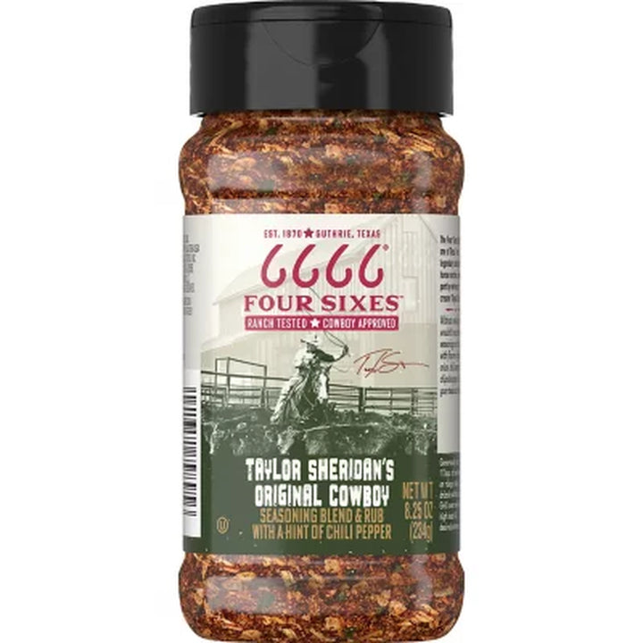 Four Sixes Taylor Sheridan'S Original Cowboy Seasoning Blend & Rub, 8.25 Oz.