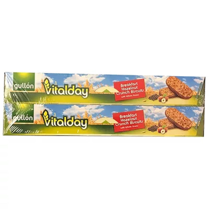 Vitalday Breakfast Hazelnut Crunch Biscuits 2 Ct., 7.76 Oz.