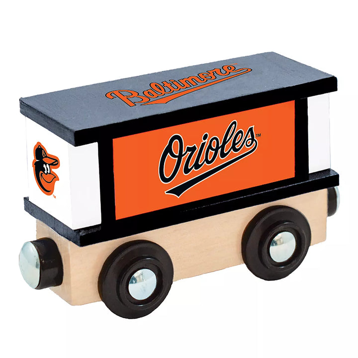 Masterpieces Wood Train Box Car - MLB Baltimore Orioles.