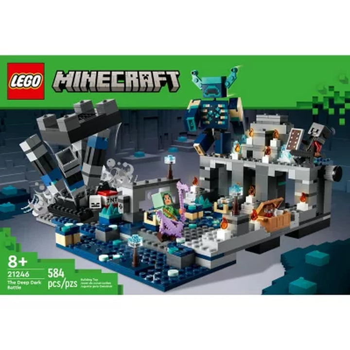 LEGO Minecraft the Deep Dark Battle Building Toy Set 21246 584 Pieces