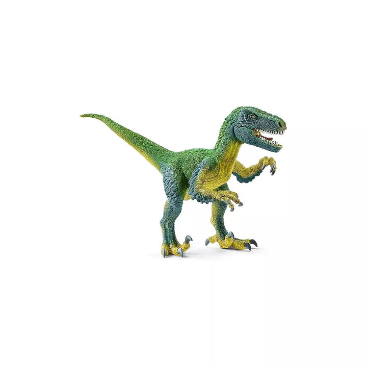 Schleich Dinosaurs Velociraptor Toy Plastic Blue/Green
