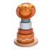 Childlike Behavior Wooden Rainbow Stacking Toy - Ages 1 Year & Up