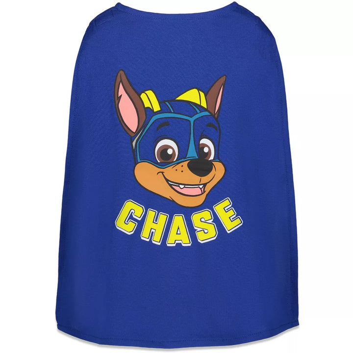 PAW Patrol Rubble Marshall Chase T-Shirt Capes and Masks 6 Piece Outfit Set Little Kid to Big Kid