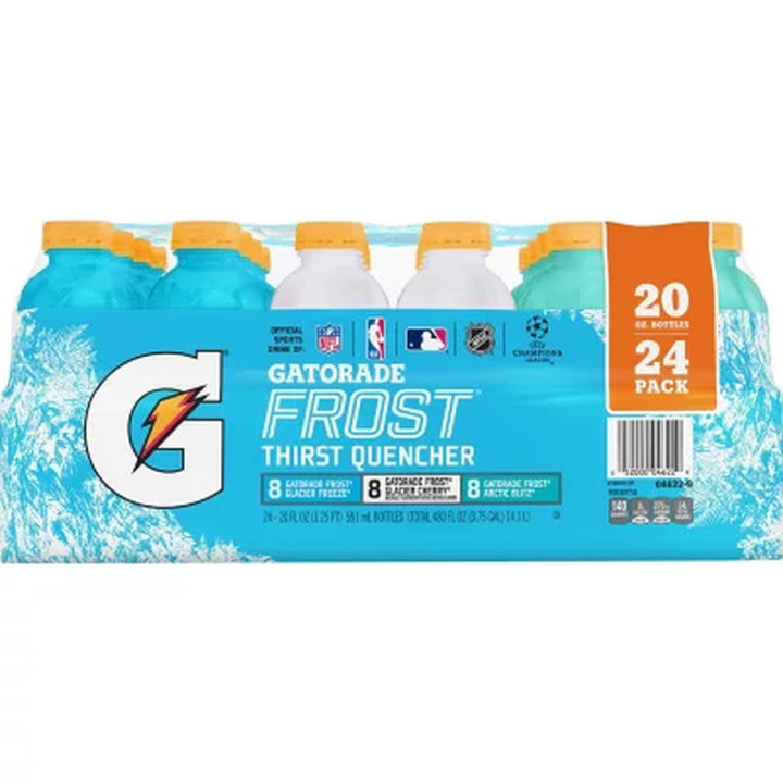 Gatorade Frost Thirst Quencher, Variety Pack 20 Fl. Oz., 24 Pk.