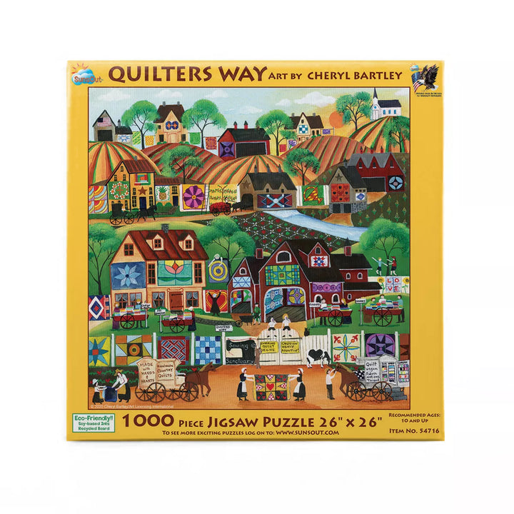 Sunsout Quilter'S Way 1000 Pc Jigsaw Puzzle 54716