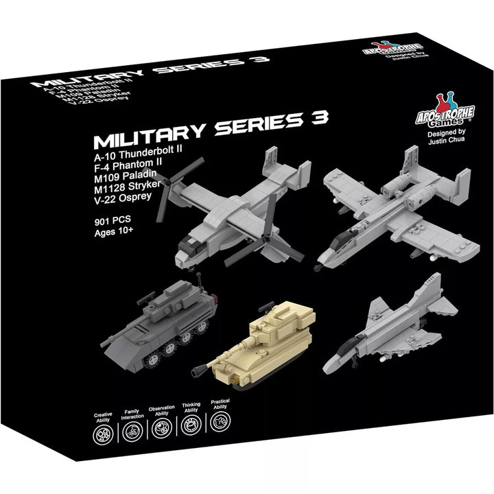 Apostrophe Games 5 in 1 Military Vehicles Building Block Set - Series 3 - 901Pcs