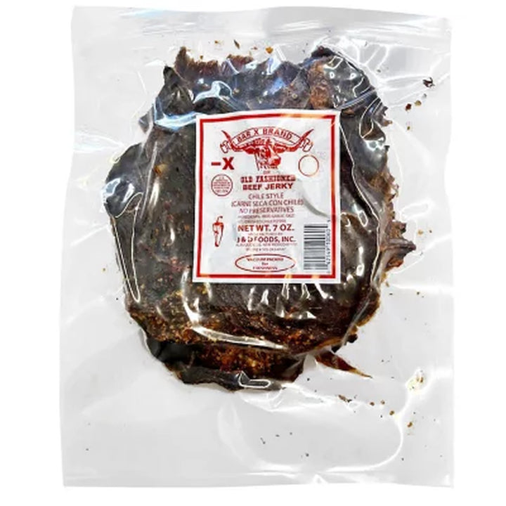 Bar X Chile Beef Jerky 7 Oz.