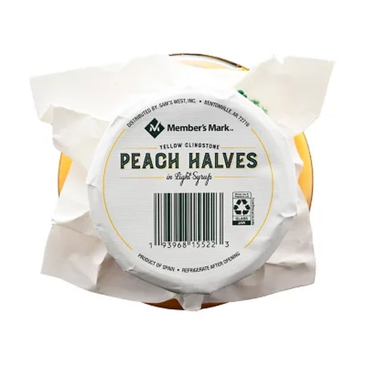 Member'S Mark Yellow Clingstone Peach Halves in Light Syrup, 60 Oz.