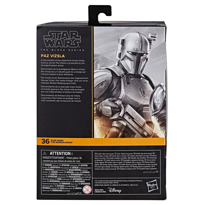 Star Wars: the Mandalorian Paz Vizsla Black Series Action Figure