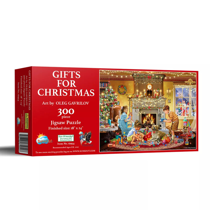 Sunsout Gifts for Christmas 300 Pc Jigsaw Puzzle 61954