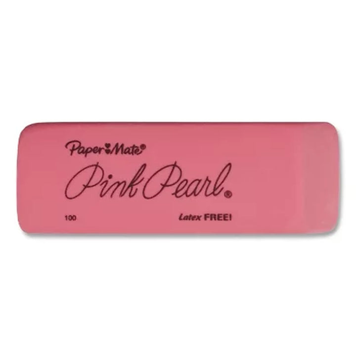 Paper Mate Pink Pearl Eraser, Medium, 24Pk.