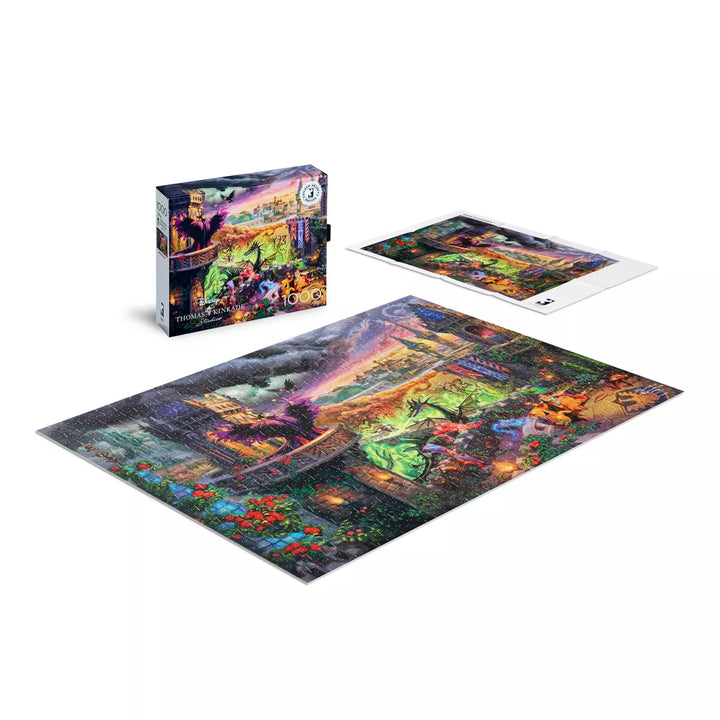 Silver Select Thomas Kinkade Disney Maleficent 1000Pc Puzzle