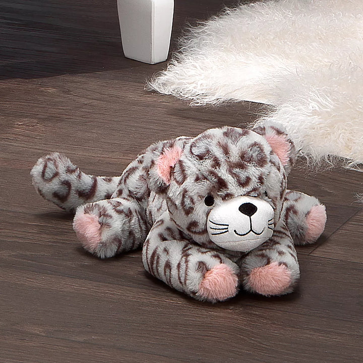 Lambs & Ivy Happy Jungle Plush Leopard Stuffed Animal Toy - Pink/Gray - Cleo