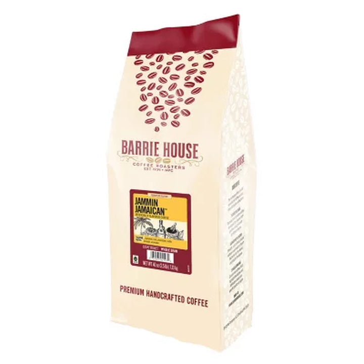 Barrie House Light Roast Whole Bean Coffee, Jammin Jamaican 40 Oz.