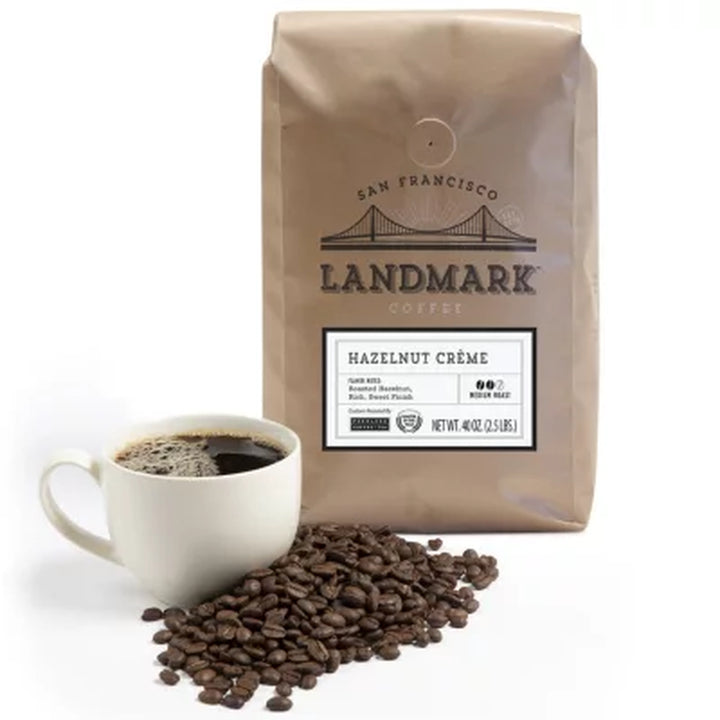 Landmark Ground Coffee, Hazelnut Creme (40 Oz.)