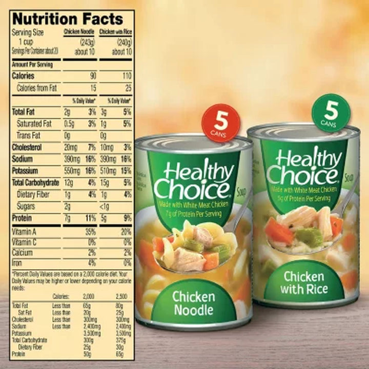 Healthy Choice Soup Variety Pack (15 Oz., 10 Pk.)