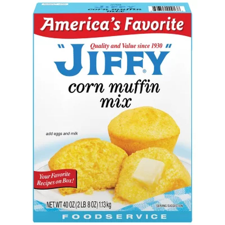 JIFFY Corn Muffin Mix 40 Oz.