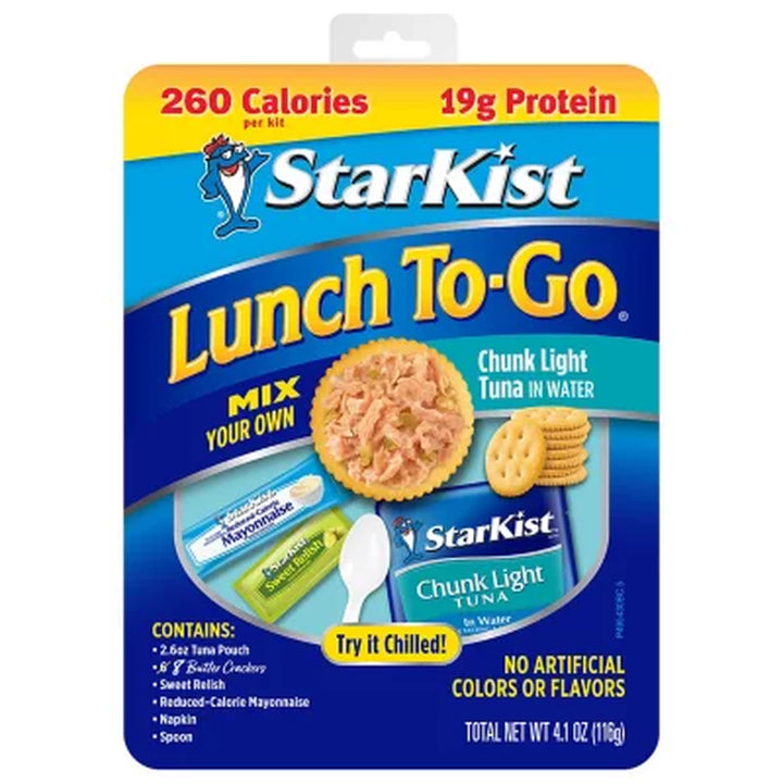 Starkist Chunk Light Tuna in Water Lunch To-Go 4.1Oz., 5 Ct.