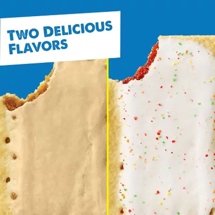 Pop-Tarts Frosted Variety Pack, Brown Sugar Cinnamon and Strawberry 48 Ct.