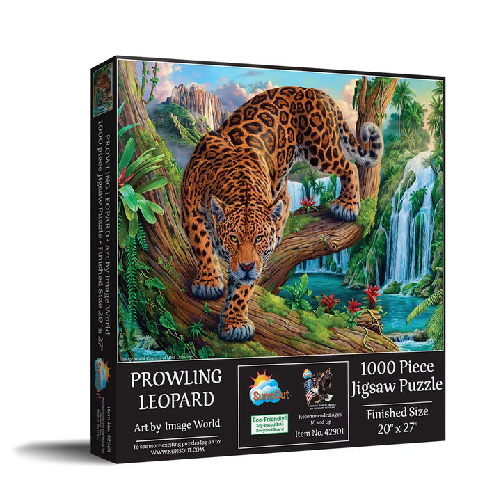 Sunsout Prowling Leopard 1000 Pc Jigsaw Puzzle 42901