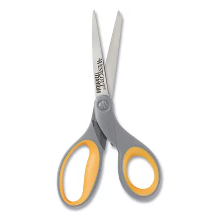Westcott® Titanium Bonded Scissors, 8" Long, 3.5" Cut Length