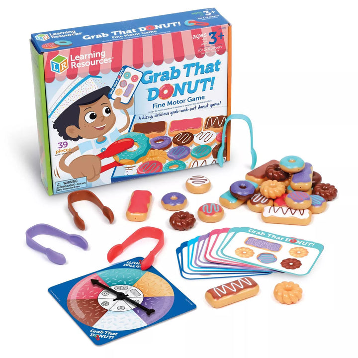 Learning Resources Grab That Donut Fine Motor Game