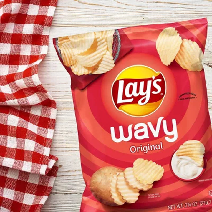 Lay'S Wavy Original Potato Chips 15.625 Oz.