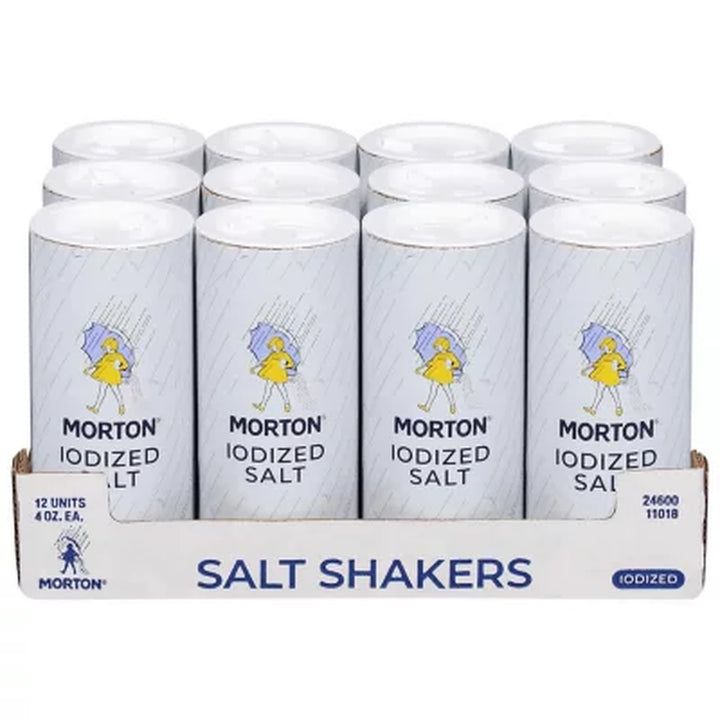 Morton Iodized Salt Shakers 12 Pk.