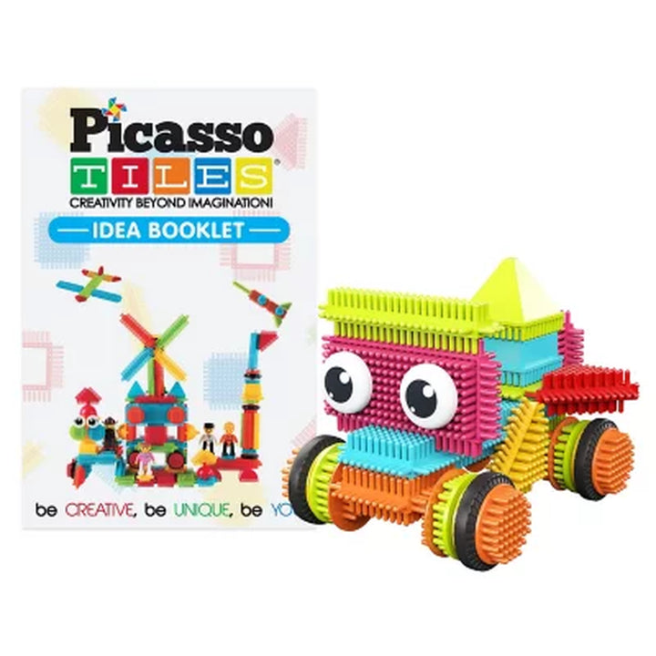 Picasso Tiles Bristle Lock Tile Construction Building Set (240 Pcs.)
