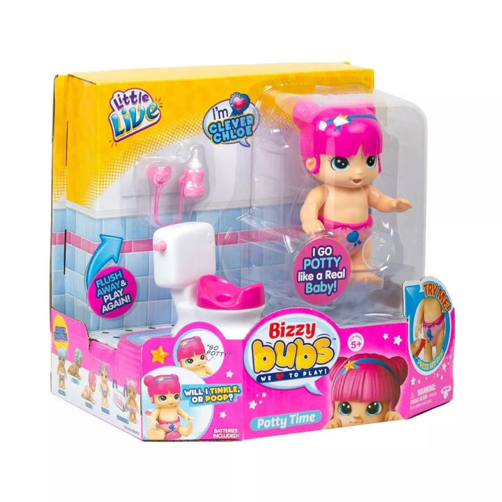 Little Live Bizzy Bubs Season Baby Playset - Clever Chloe - Potty Time