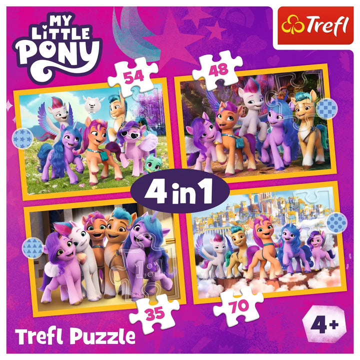 Trefl My Little Pony Meet the Ponies 4 in 1- 207Pc Puzzle