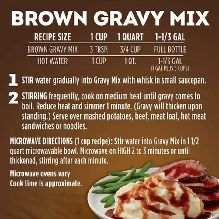 Mccormick Brown Gravy Mix 21 Oz.