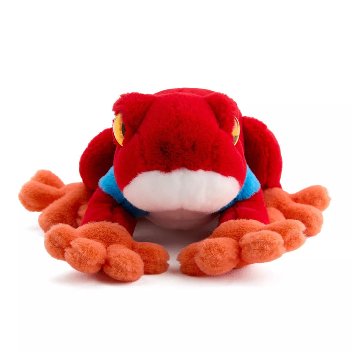 FAO Schwarz 8" Red Glitter Dart Frog Toy Plush