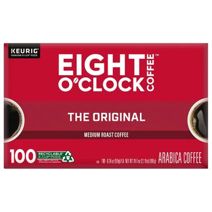 Eight O'Clock the Original Coffee K-Cup Pods 100 Ct.