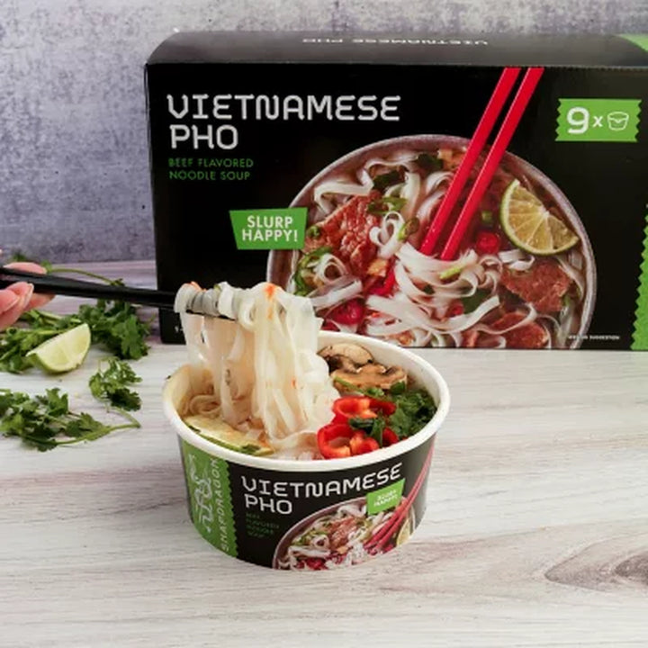 Snapdragon Beef Pho Bowl, 23 Oz., 9 Pk.